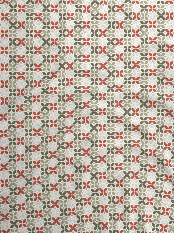 100% Cotton Double Bedsheet Set, 144 TC Printed, Lumina Floret Collection