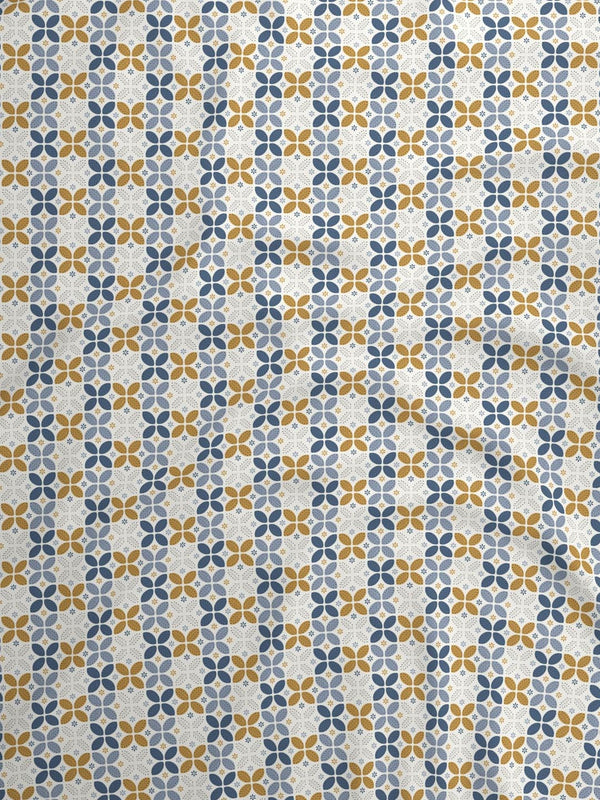 100% Cotton Double Bedsheet Set, 144 TC Printed, Lumina Floret Collection