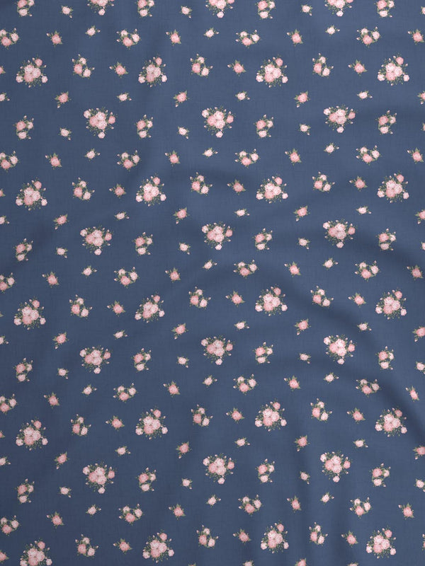 100% Cotton Double Bedsheet Set, 144 TC Printed, Lumina Floret Collection