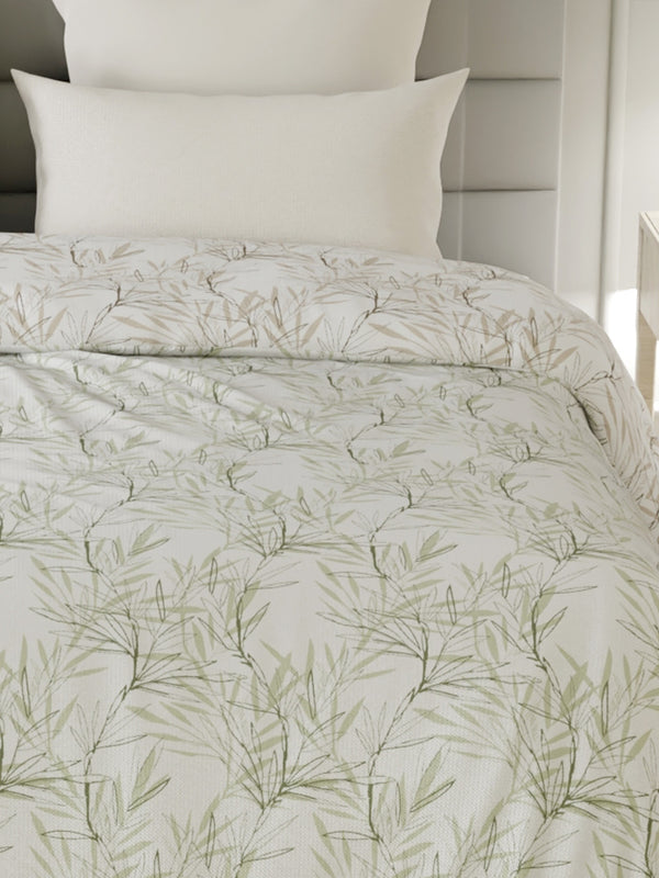 100% Cotton Double Reversible Comforter, 144 TC Printed, Lumina Floret Collection