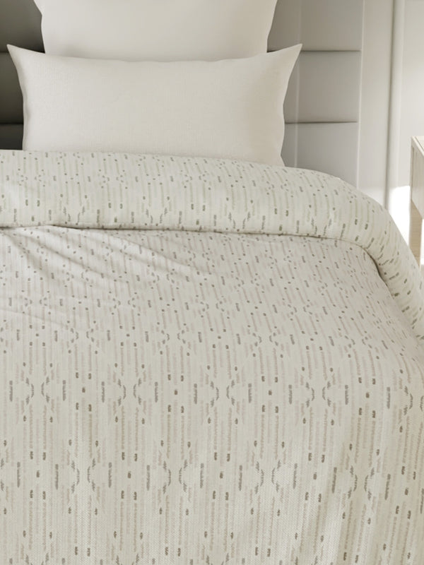 100% Cotton Double Reversible Comforter, 144 TC Printed, Lumina Floret Collection