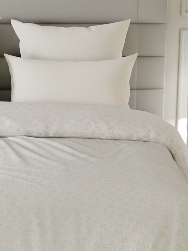 100% Cotton Double Reversible Comforter, 144 TC Printed, Lumina Floret Collection