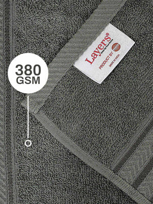 100% Cotton Gym Workout Towel, 380 GSM - Pack of 1