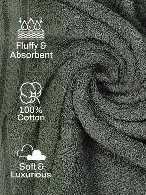 100% Cotton Gym Workout Towel, 380 GSM - Pack of 1