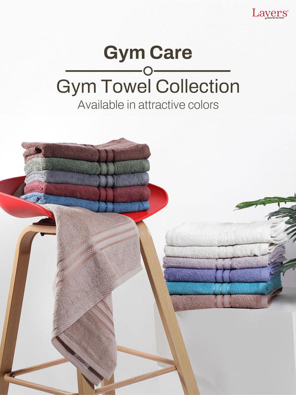 100% Cotton Gym Workout Towel, 380 GSM - Pack of 1