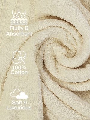 100% Cotton Gym Workout Towel, 380 GSM - Pack of 1