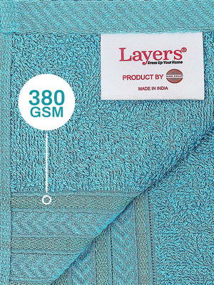 100% Cotton Gym Workout Towel, 380 GSM - Pack of 1