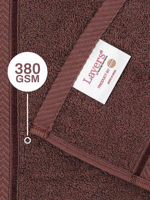 100% Cotton Gym Workout Towel, 380 GSM - Pack of 1