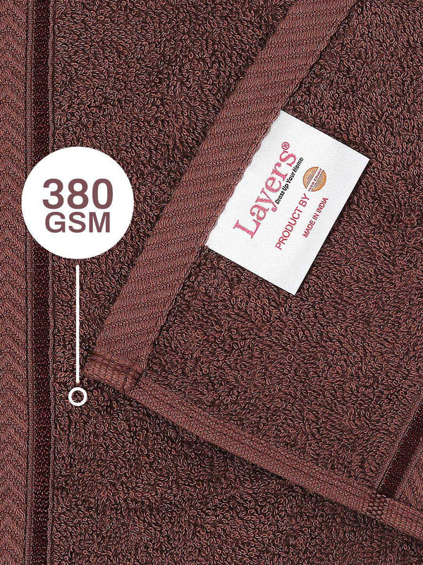100% Cotton Gym Workout Towel, 380 GSM - Pack of 1