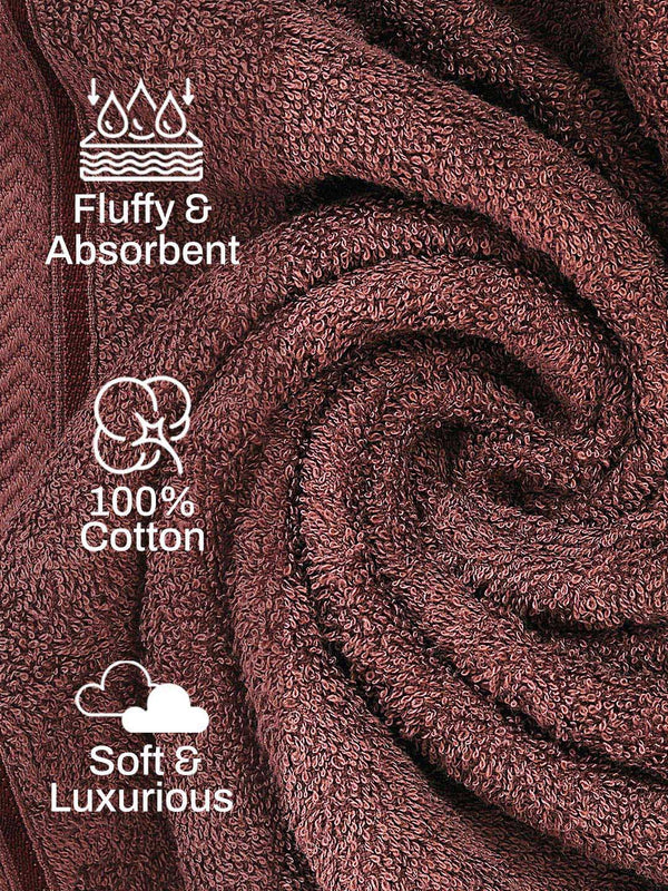 100% Cotton Gym Workout Towel, 380 GSM - Pack of 1