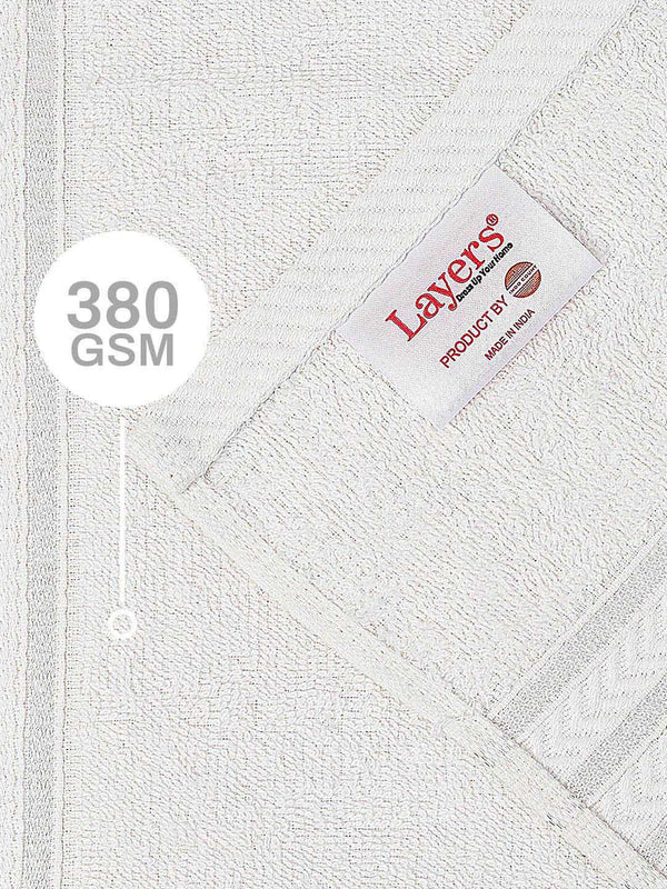 100% Cotton Bath Towel, 380 GSM, Pack of 1, True Care Collection