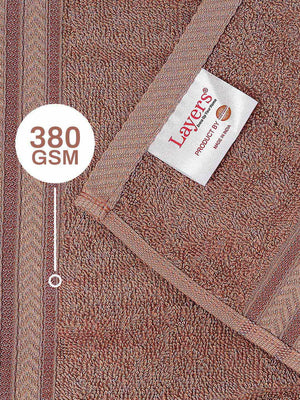 100% Cotton Bath Towel, 380 GSM, Pack of 1, True Care Collection