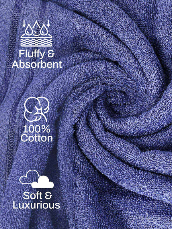 100% Cotton Bath Towel, 380 GSM, Pack of 1, True Care Collection
