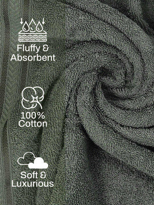 100% Cotton Bath Towel, 380 GSM, Pack of 1, True Care Collection