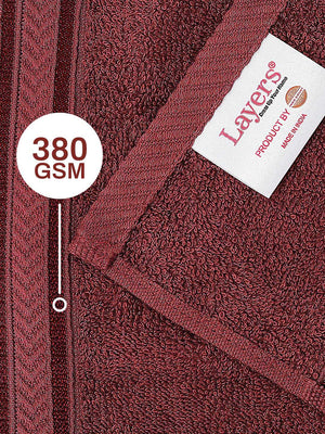 100% Cotton Bath Towel, 380 GSM, Pack of 1, True Care Collection