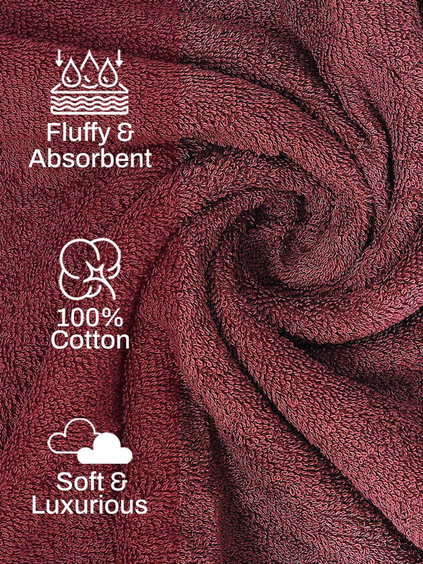 100% Cotton Bath Towel, 380 GSM, Pack of 1, True Care Collection