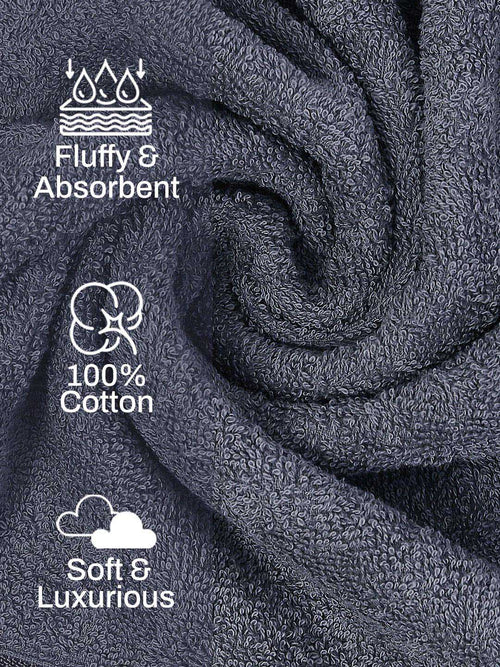 100% Cotton Bath Towel, 380 GSM, Pack of 1, True Care Collection