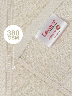 100% Cotton Bath Towel, 380 GSM, Pack of 1, True Care Collection