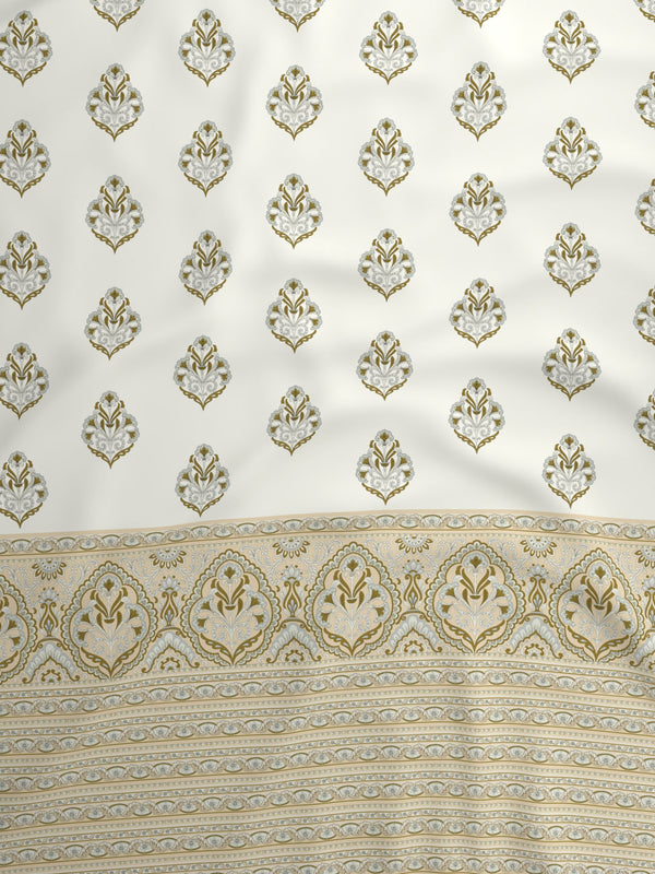100% Cotton King Bedsheet Set, 120 TC Printed, Forever Collection