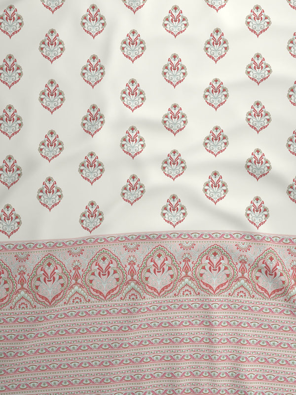 100% Cotton King Bedsheet Set, 120 TC Printed, Forever Collection
