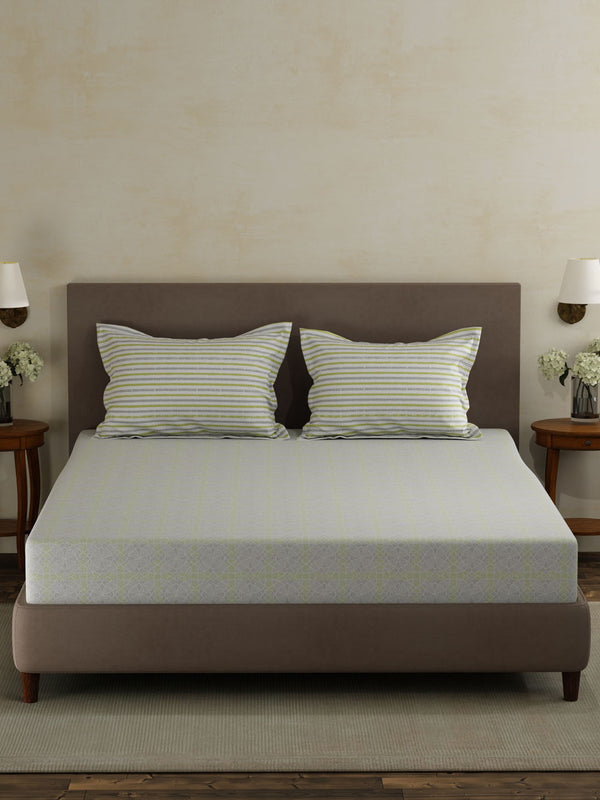 100% Cotton Double Bedsheet Set, 120 TC Printed, Forever Collection