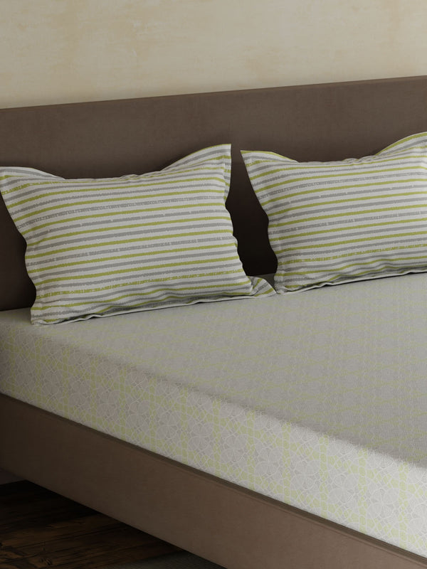 100% Cotton Double Bedsheet Set, 120 TC Printed, Forever Collection