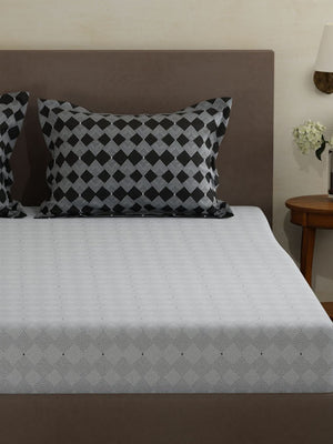 100% Cotton Double Bedsheet Set, 120 TC Printed, Forever Collection