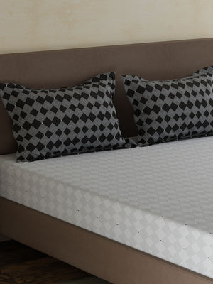 100% Cotton Double Bedsheet Set, 120 TC Printed, Forever Collection