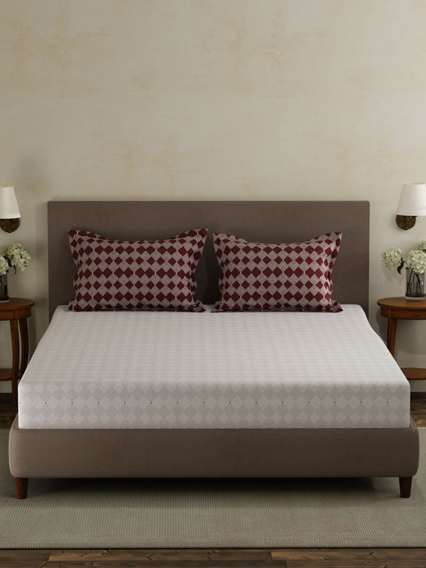 100% Cotton Double Bedsheet Set, 120 TC Printed, Forever Collection