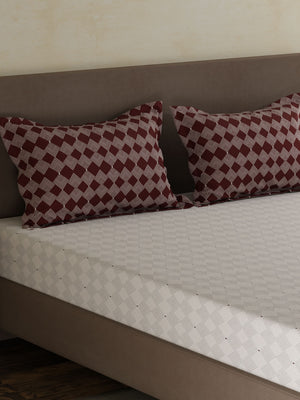 100% Cotton Double Bedsheet Set, 120 TC Printed, Forever Collection