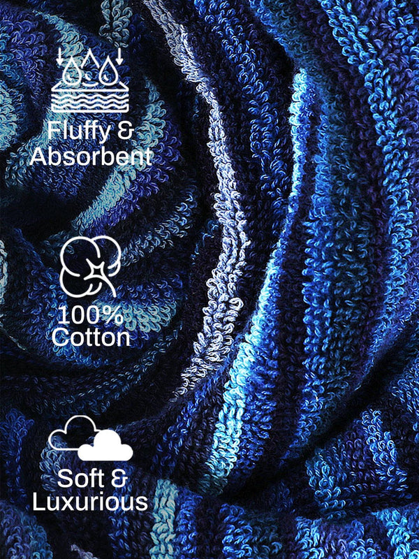 100% Cotton Bath Towel, 500 GSM, Pack of 1, Satrangi Collection