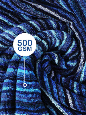 100% Cotton Bath Towel, 500 GSM, Pack of 1, Satrangi Collection