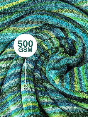 100% Cotton Bath Towel, 500 GSM, Pack of 1, Satrangi Collection