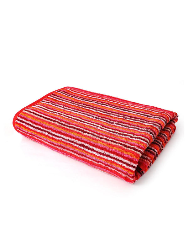 100% Cotton Bath Towel, 500 GSM, Pack of 1, Satrangi Collection