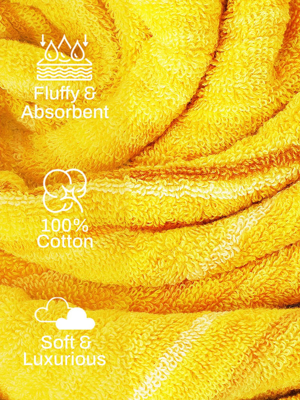 100% Cotton Bath Towel, 500 GSM, Pack of 1, Satrangi Collection