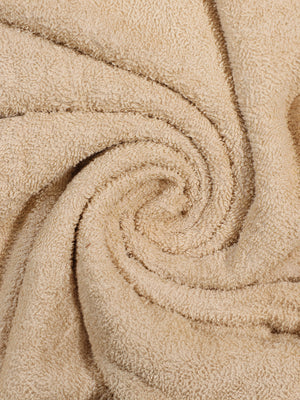 100% Cotton Towel Combo, 380 GSM Beige, Jashn Collection (1 Bath Towel & 2 Hand Towels)