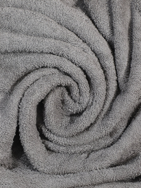 100% Cotton Towel Combo, 380 GSM Grey, Jashn Collection (1 Bath Towel & 2 Hand Towels)