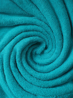 100% Cotton Towel Combo, 380 GSM Turquoise, Jashn Collection (1 Bath Towel & 2 Hand Towels)