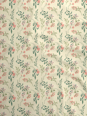 100% Cotton King Bedding Set, 144 TC Printed, Lumina Floret Collection