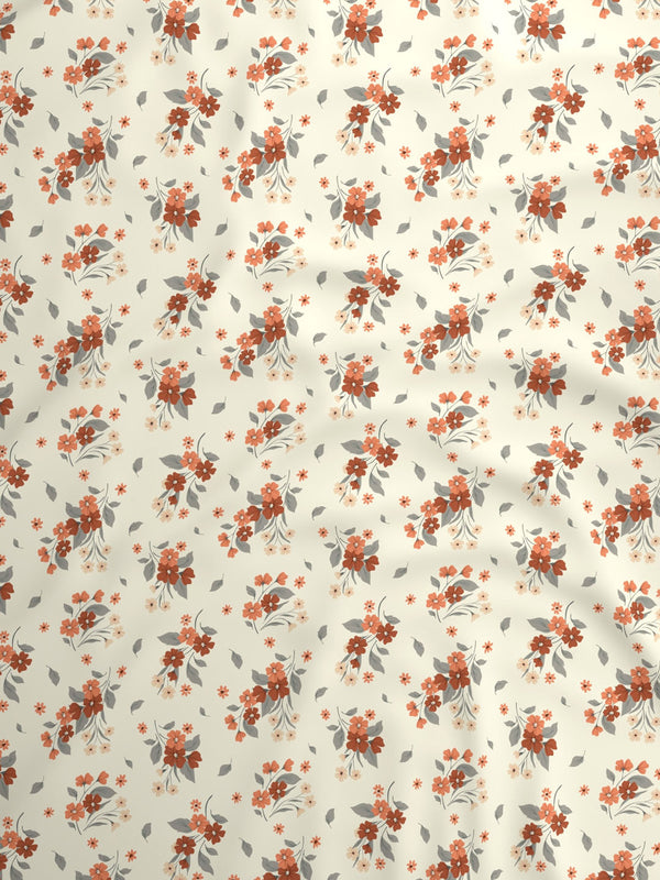 100% Cotton King Bedding Set, 144 TC Printed, Lumina Floret Collection