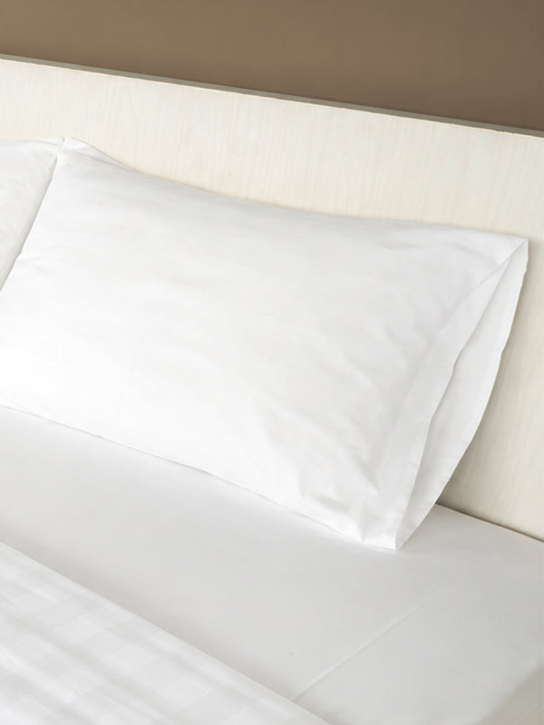 100% Cotton White Pillow Covers - Pack of 2, Verona Collection